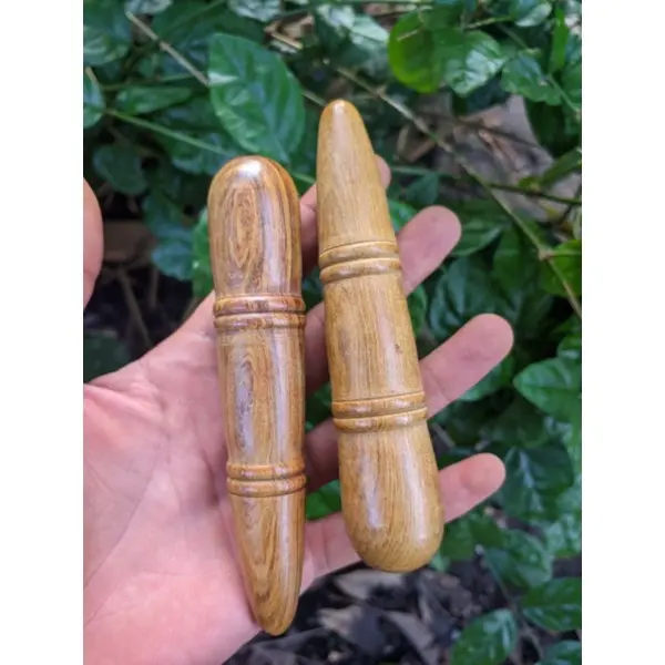 Cây ấn huyệt gỗ 2 đầu MH trị liệu massage y học 1