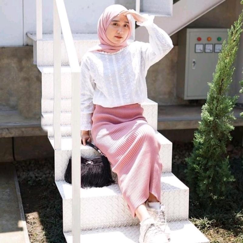 Rok Span Plisket Lidi / Rok Span Plisket/ Rok span 3