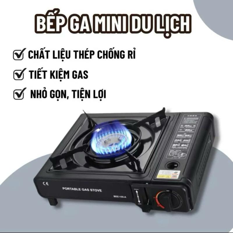 Bếp Ga Mini, Thép Không Gỉ Bếp Du Lịch Bếp Gas Chống Cháy Nổ, Chống Gió Tiện Lợi Cho Hội Nhóm Cho Gia Đình Dã Ngoại Đi Cắm Trại