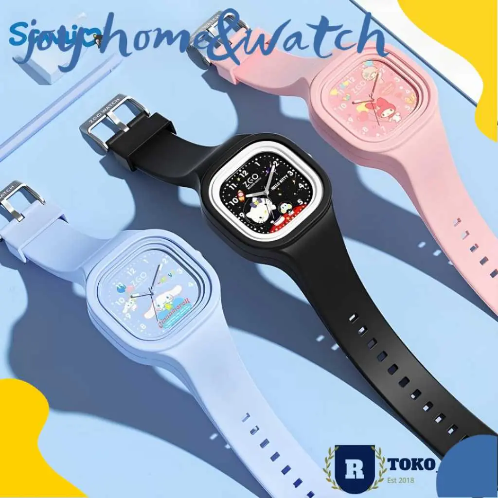 Jam Tangan Anak Sanrio Bahan Karet / Jam Tangan Sanrio Cinnamoroll Korumi Melody