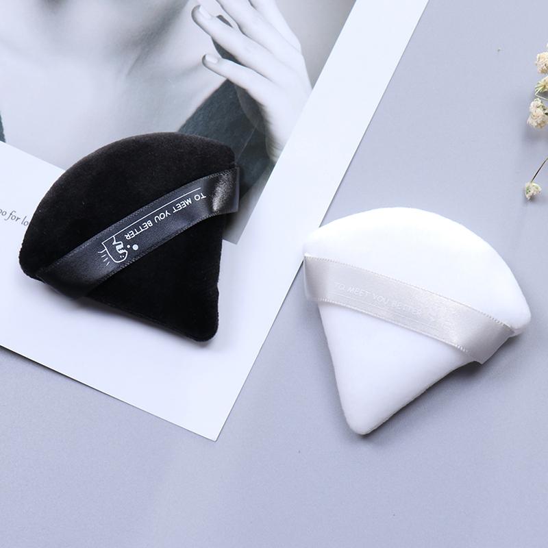 Bông Mút Trang Điểm Mặt Nhung, Hình Tam Giác Mini, Bông Mút Satin Mỹ Phẩm, Mút Bọt Biển 2