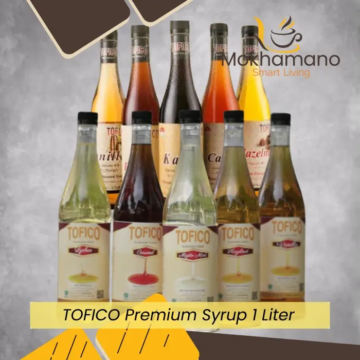 Tofico Sirup Botol Syrup 1 L 1000ml Minuman Buah Smoothies Blend Fruit