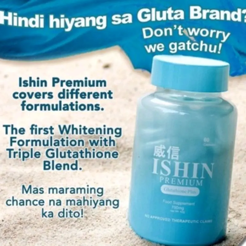 ishin glutathione premium Ishin Premium Glutathione Plus 700mg 60 capsules