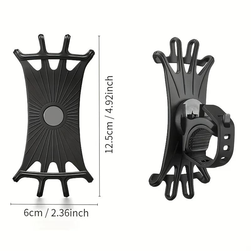 Product Introduction of Lightweight and Sturdy 360 Degree Rotating Mobile Phone, Bicycle, Motorcycle Safety Stand, Silicone Traction Type, All Mobile Phone Stands 2