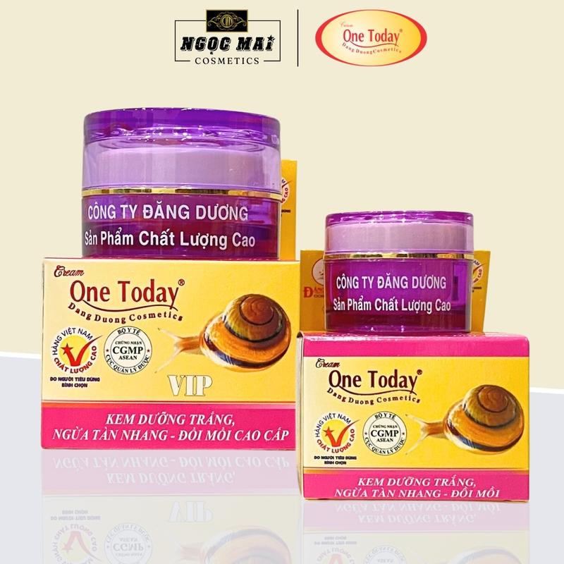  Mỹ Phẩm Đăng Dương - Kem Dưỡng Trắng Hỗ Trợ Ngừa Tàn Nhang Tinh Chất Ốc Sên One Today  8g - 15g  Hỗ Trợ Ngừa Nám Giữ Ẩm Chăm Sóc Da 