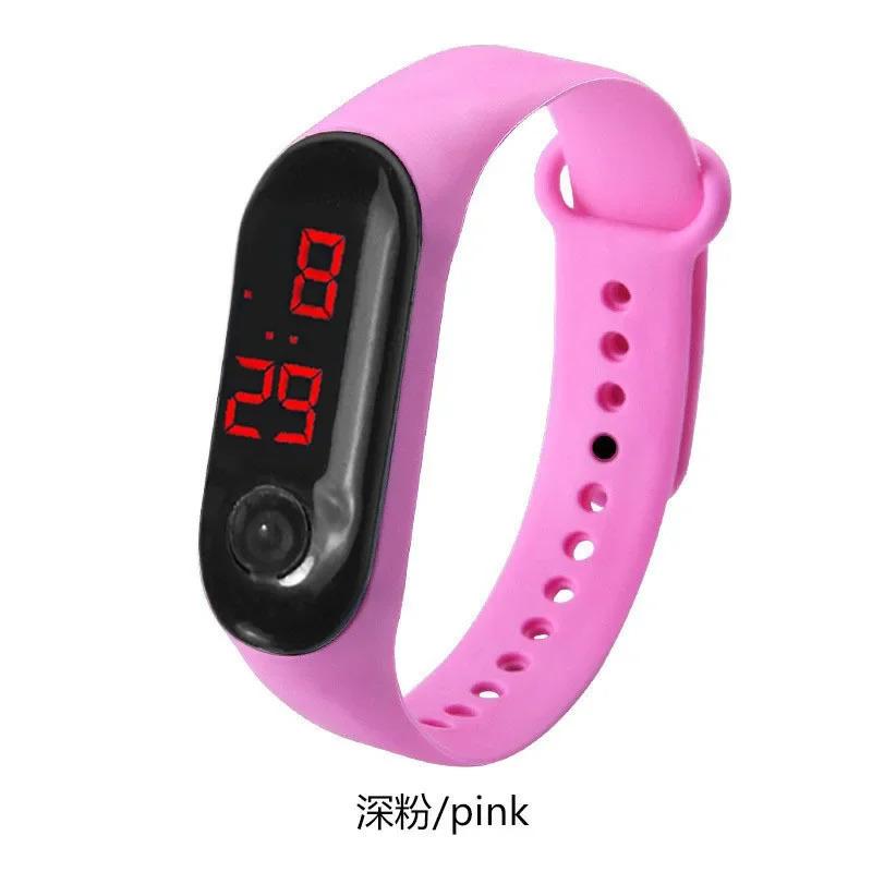 Electronic Sports Watch for Women and Men, LED Screen, Children's Wristwatch, Outdoor Sports Watch, Silicone Bracelet, Student Clock 4