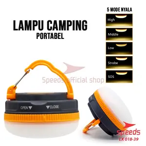 SPEEDS Lampu LED Lampu Emergency Baterai Bohlam Multifungsi Lampu Gantung Outdoor Camping 018-39