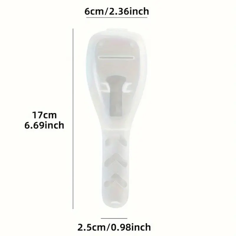 Letter Pattern Shaver Holder, 1 Count Portable Travel Shaver Box, Transparent Shaver Stand for Travel, Plastic Shaver Protective Box, Suitable for Travel, Work, Travel 1