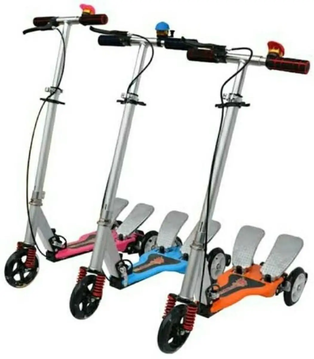 Scooter anak otoped dual pedal genjot besi injak pedal