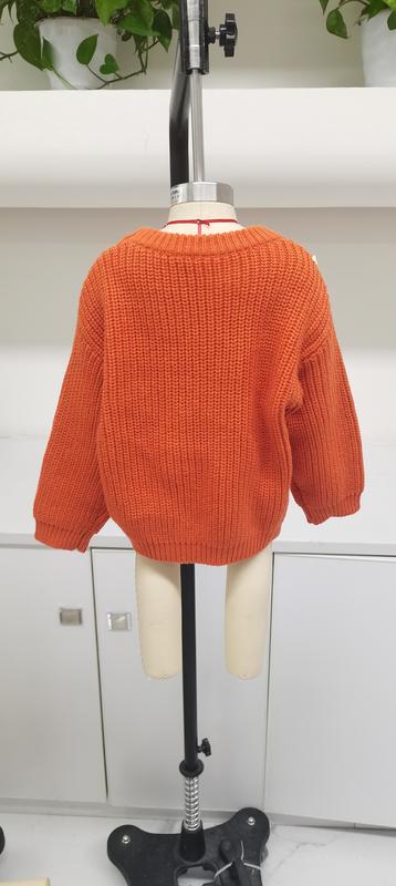 Product Introduction of Toddler Girls Boys Sweater Halloween Clothes Pumpkin Embroidery Crew Neck Long Sleeve Kids Pullovers Fall Tops 39