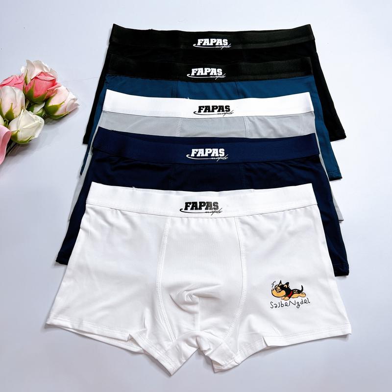 COMBO 3,4,5,6,10 QUẦN SỊP ĐÙI THUN LANH  Fa.Pas  IN HINH CO DÃN Menswear Nam Quần Boxer