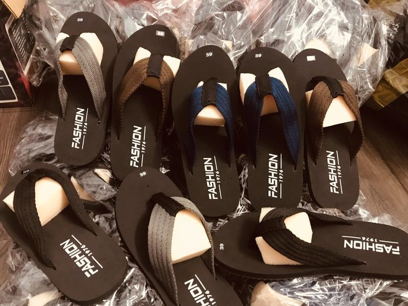 Dép Nam Nữ Đế Xu Quai Dù Mặt Xốp Bền Đẹp Ngoài Trời Cao Su Nhung dép xỏ ngón dsq2