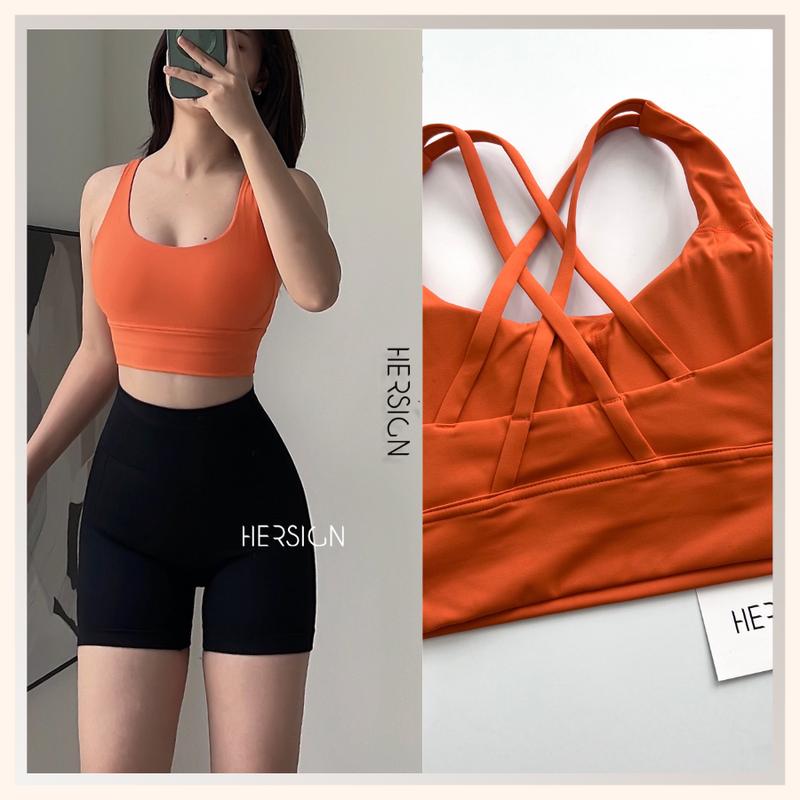 Product Introduction of Áo bra tập gym nữ Áo thể thao nữ tập yoga dây chéo lưng cao cấp HERSIGN-BRA34 21