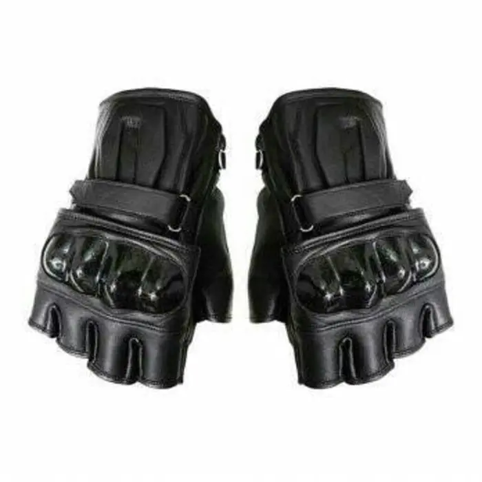 Sarung Tangan Motor Kulit Asli / Sarung Tangan Batok Fiber Anti Pecah Glove Rider 4