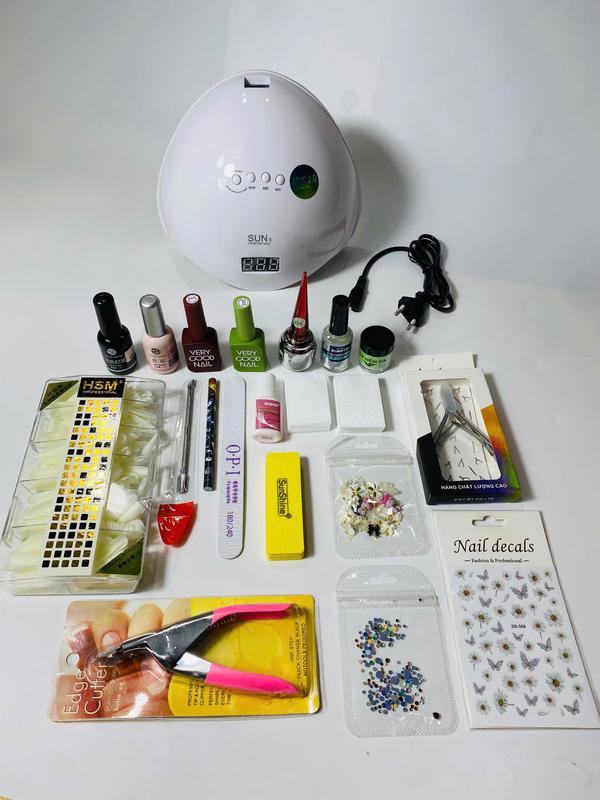 (Độ.c) Combo Nail 20 Món CHÁY RỤI (Chọn Màu Sơn Và From M.óng) Full Đồ , Học Viên Thợ Nail ,Tiện Lợi