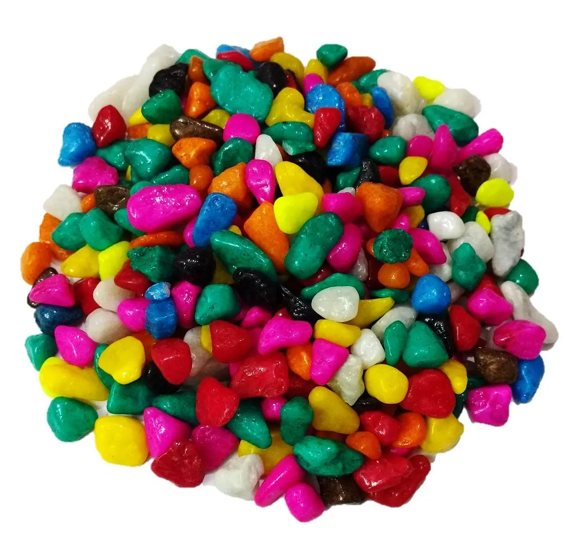 Jolen Pebbles Colorful Rocks Decorative Stone Aquarium Garden Plants- Multiple Colors Available