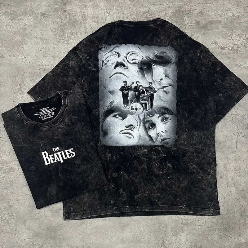 Kaos Oversize Cotton Combed 24s Wash Unisex Sablon Plastisol Prioritee 5