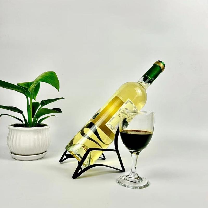 Product Introduction of GEWENI Wine Storage Stand Simple Style Chair Shape Wine Rack Creative Strong Load-Bearing Wine Bottle Holder Display Rack Ornament Champagne Stand Dining Table 13