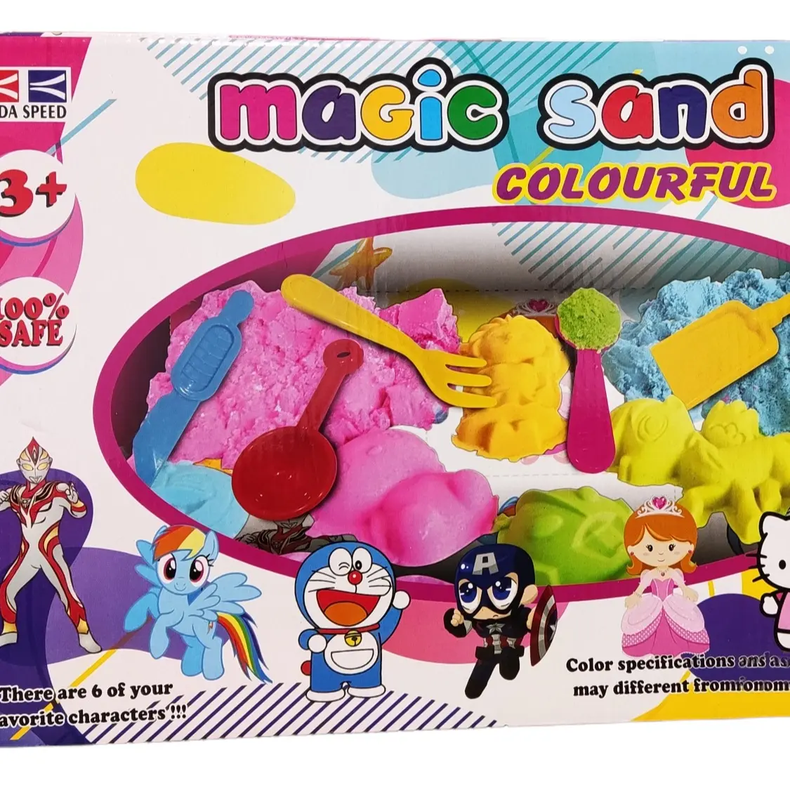 Mainan Cetakan Pasir Ajaib Dough Do - Magic Sand Seafood Pasir Kinetik ...