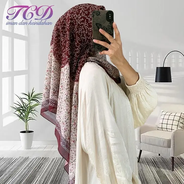 Khăn Trùm Đầu, Khăn Trùm Đầu Hồi Giáo, Khăn Quàng Cổ Vuông, Khăn Choàng Khăn Choàng, Kích Thước Bên Trong 75CM * 75CM