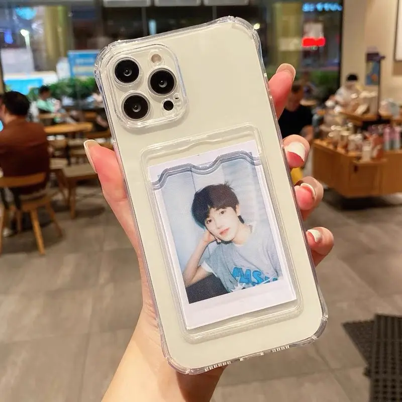 Softcase Pelindung Camera Trasparant tempat Kartu ID For All Type Infin1x Iph0ne Opp0  Rea1me Narz0 Ren0  Xia0mi Redm1 Pocoph0ne Sam5ung Viv0 Casing Case