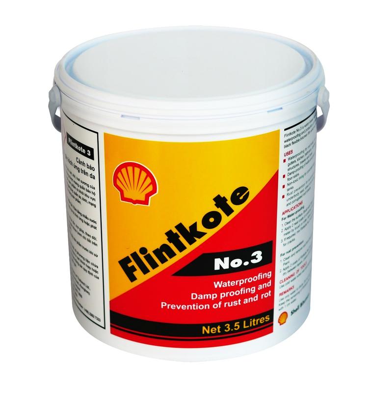 Sơn chống thấm Flintkote No3-3,5 Lít_Chống thấm bê tông và kim loại