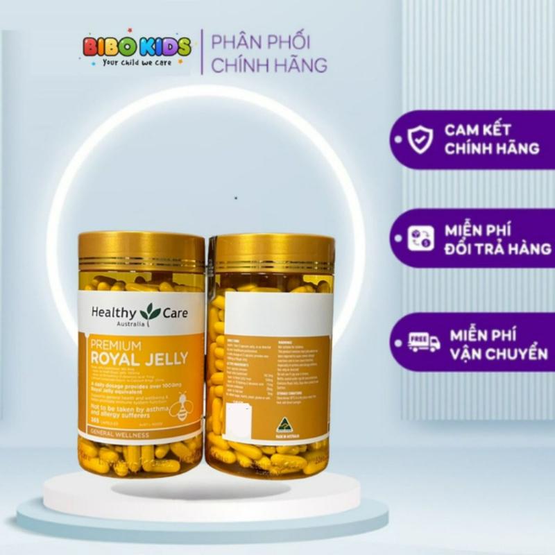 Viên uống Sữa Ong Chúa Úc Healthy Care Royal Jelly 1000 - Liệu Trình 1-2 Viên Ngày 