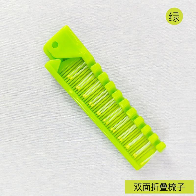 Product Introduction of 1pc Portable Travel Hair Comb Detangling Hair Brush Foldable Hair Brushes Massage Comb Anti-Static Hair Combs Hair Styling Tools Haircare Heatless Multicolor 12
