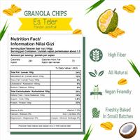 Gambar Nola Granola Chip Pandan Nangka 100 Gram dari VERLINOLA Kota Administrasi Jakarta Selatan 3 Tokopedia