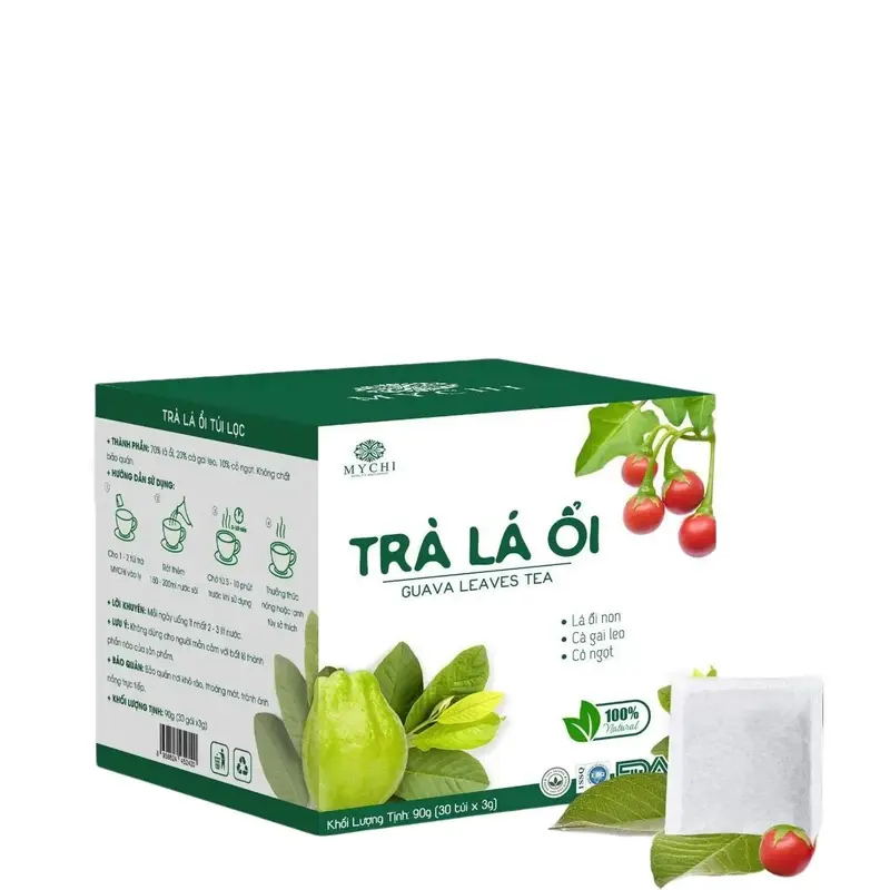 Trà lá ổi túi lộc mychi 1 hộp 30 gói Nước Trà Tea Chè 0