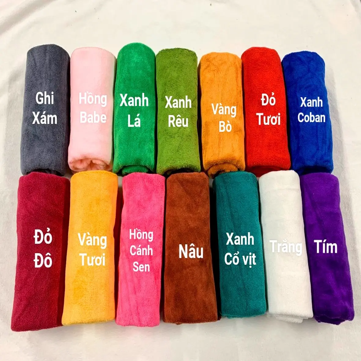 Khăn nail 30*50 mềm mịn, thấm nước