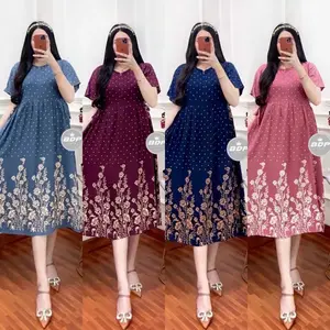 Daster chibi terbaru daster kekinian bintang Busui Nyaman Panjang Rayon Samping Tebal