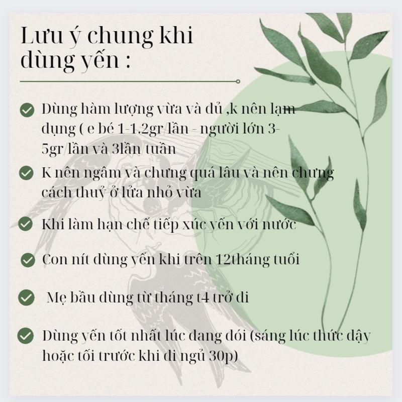 Yến Tinh Chế Vụn To 100gr 20tổ Full Size ( mặt trên phủ chân cục ) - Ông Chú Yến Sào 2