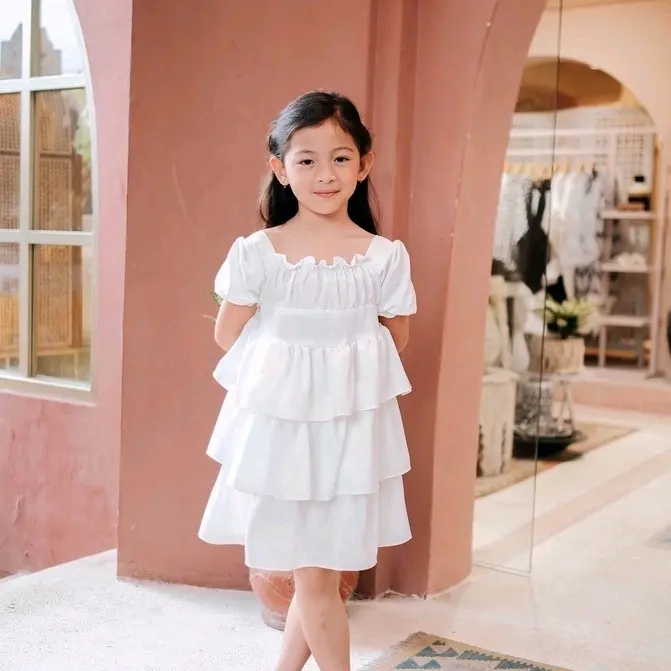 MOONJOY CAMILLE DRESS - dress baju anak perempuan ulang tahun pesta casual
