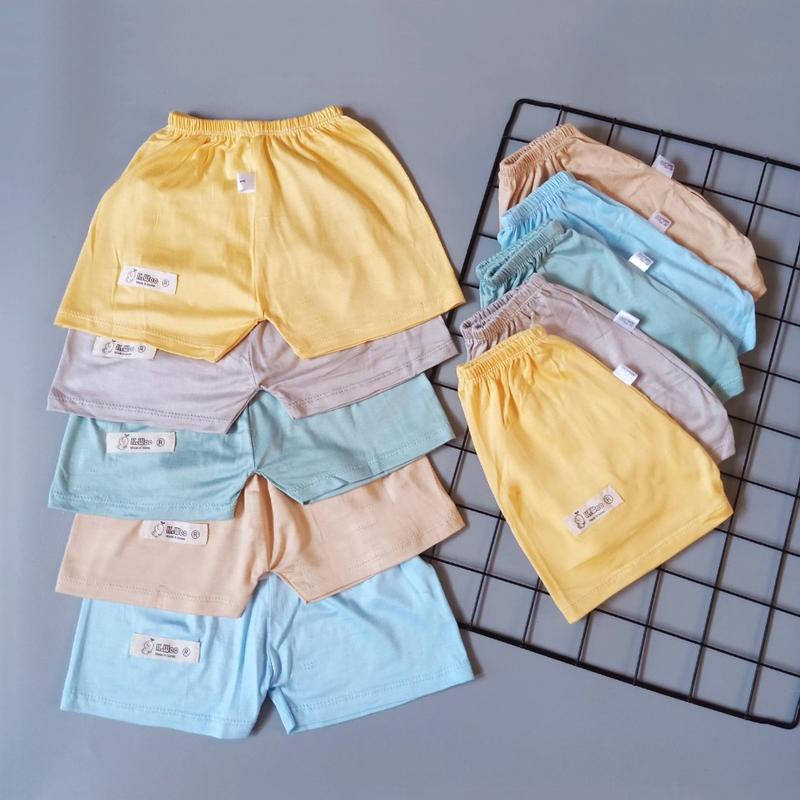 Quần chục đùi thun lạnh KWoo mặc mùa hè thông thoáng Ankids 1