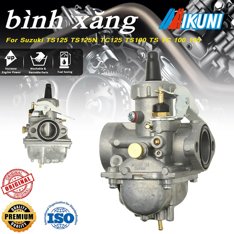 Bình xăng con động cơ nổ Suzuki Mikuni Ts125 Ts125n Tc125 Ts100 Ts Tc 100 125 0