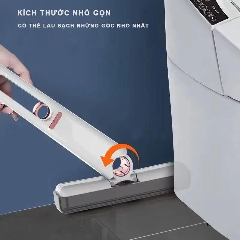 ￼Combo 2 Cây Lau Bàn Bếp Tự Vắt Thông Minh Mini 25cm, Bọt Biển Siêu Thấm Hút Đa Năng, Gập Gọn dễ sử dụng Làm Sạch 3