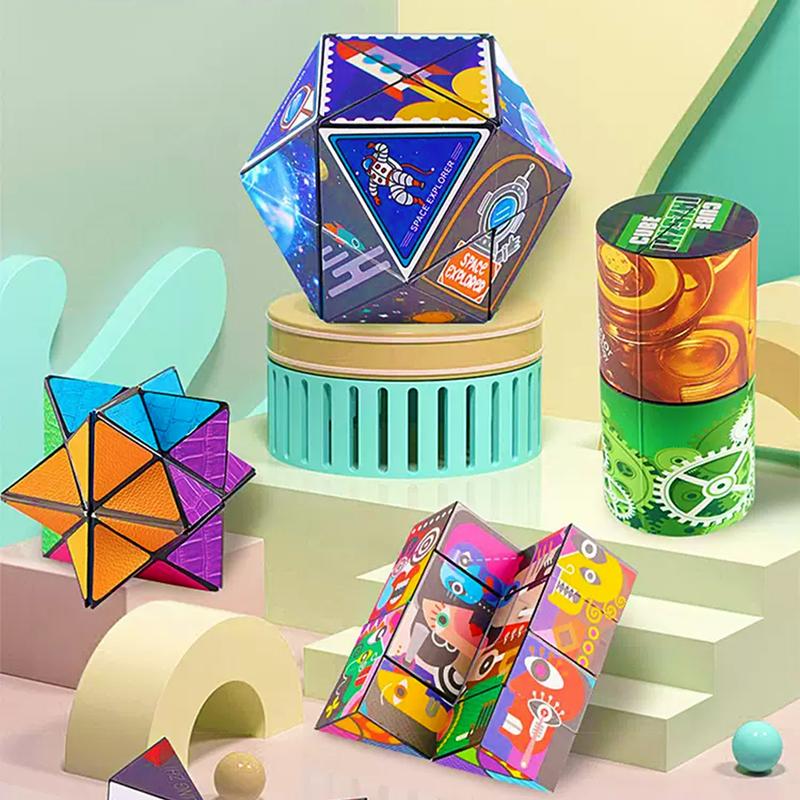 Magic Cubes 3D Rubiks Cube Infinity Geometric Star Magic Cub - TikTok ...