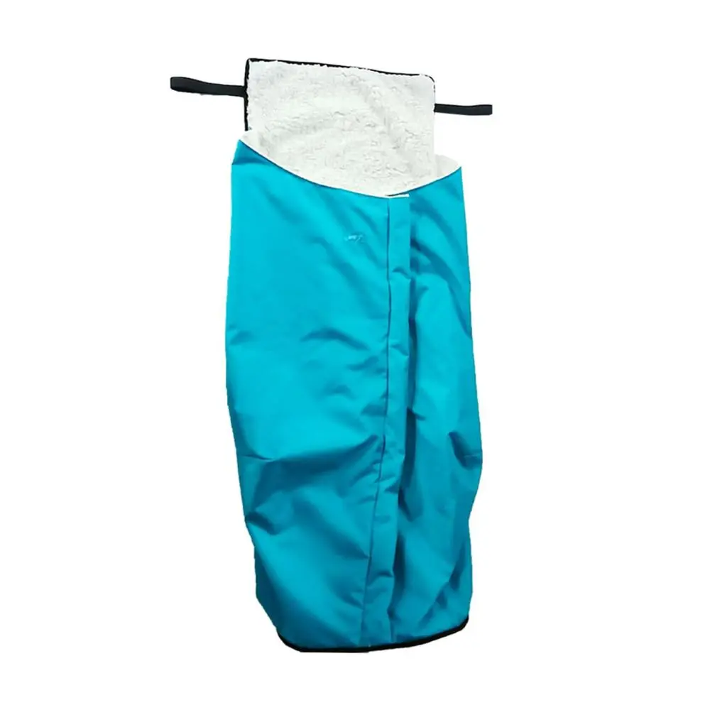 Winter Zippered Plush Lined Wheelchair Blanket Cover for Lower Body Zip Closure Machine Washable Warm Wrap Reusable Durable Sturdy Non-Slip