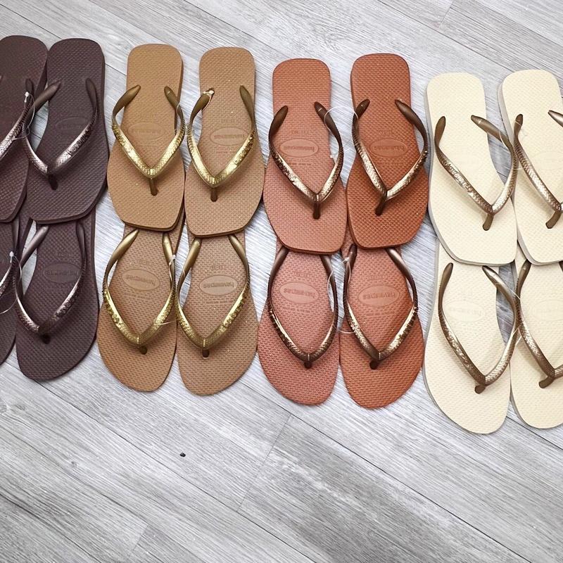Dép Havaianas -Slim Trơn Tổng Hợp Đủ Màu - Không Lúng - Không Bay Màu { Chọn Đúng Size } - Mộng Cầm Dép Xinh