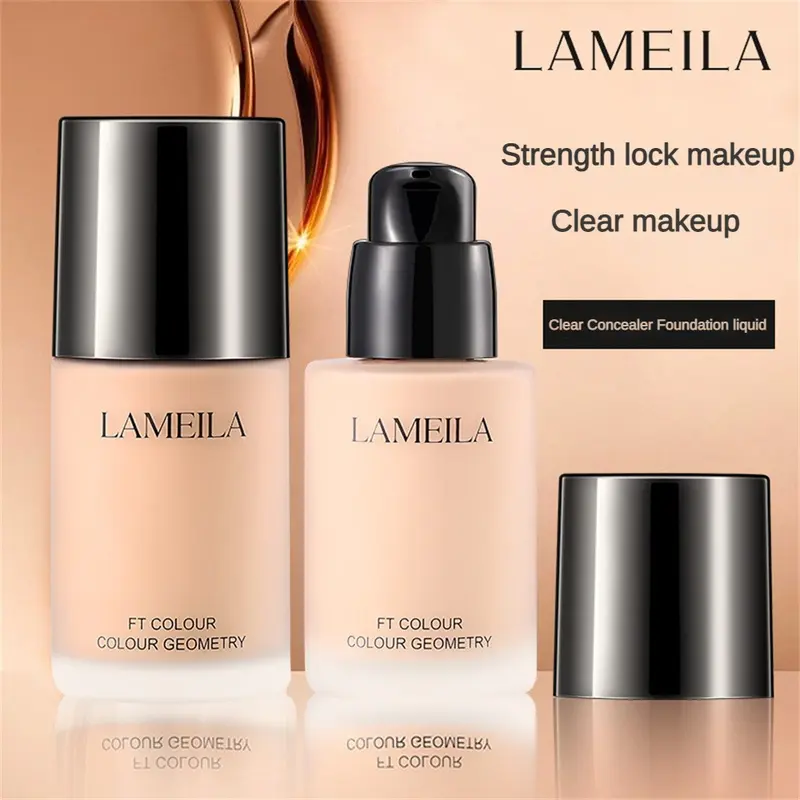Kem Nền Lớp Nền Lớp Ve Mềm, Lameila, Không Dầu, Kem Nền Dạng Lỏng Lì 0