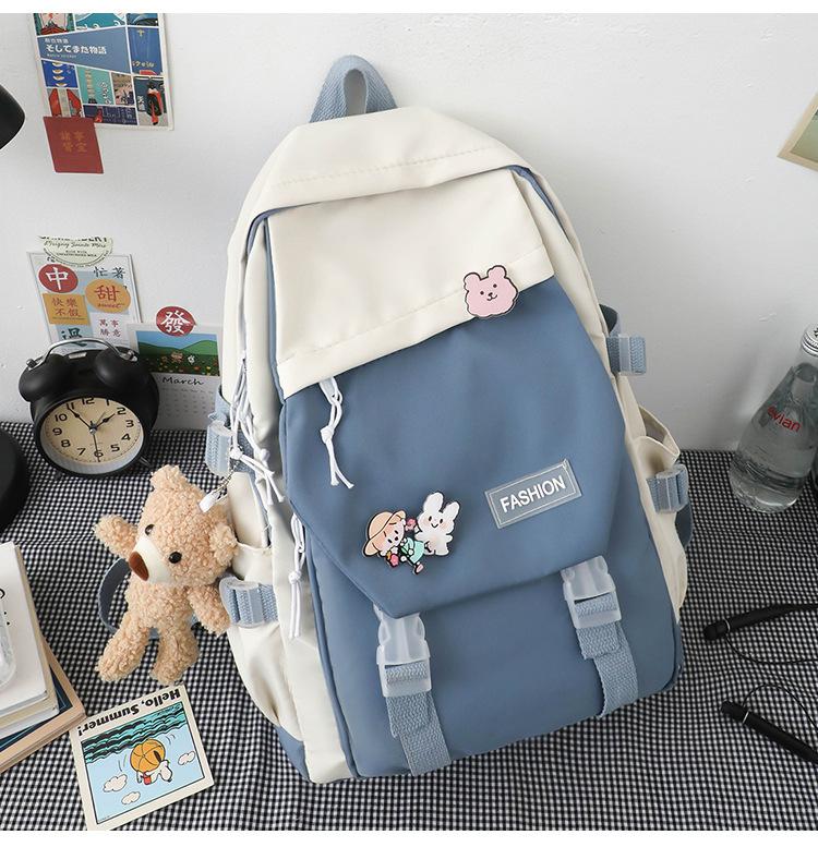 Product Introduction of Ba Lô Unisex, Phong Cách Nhật Bản, Dành Cho Học Sinh, Cặp Sách, Phong Cách Preppy, Túi Đi Chơi Ba Lô Phong Cách Dụng Cụ, Năm 2024 23