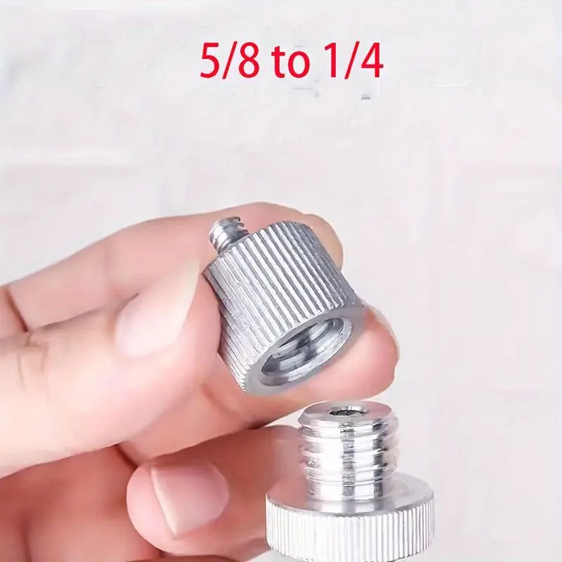 Laser Level Bracket Tripod Adapter (2 Counts), Leveler 5/8 Coarse Tooth Adapter, 1/4 Screw Connector Type Conversion Nut Accessories