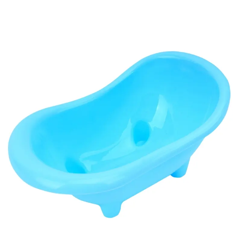 HEHUS amster Sand Bathroom Durable Plastic Sand Bath Container Sandbox Bathing Sand Bowl Cute Bathtub Shape for Gerbil