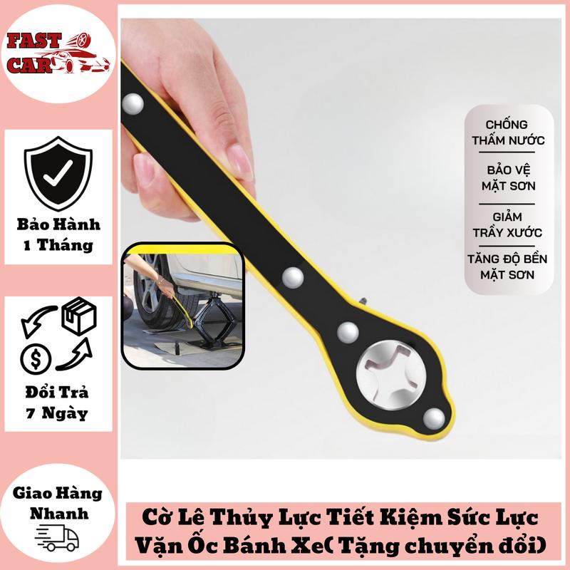 Cờ Lê Thủy Lực Nâng kícḣ Gầm Ô Tô Vặn Ốc Bánh Xe Tự Động Tiết Kiệm Sức Lực Siêu Tiện Lợi kích thước mô tả trong ảnh cờ lê