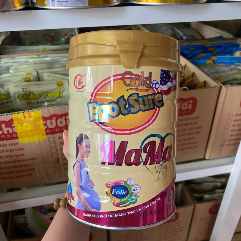 Sữa Bầu tốt Cho mẹ nhạy cảm Mama Epot sure 900g Dành cho bà mẹ mang thai và cho con bú 3