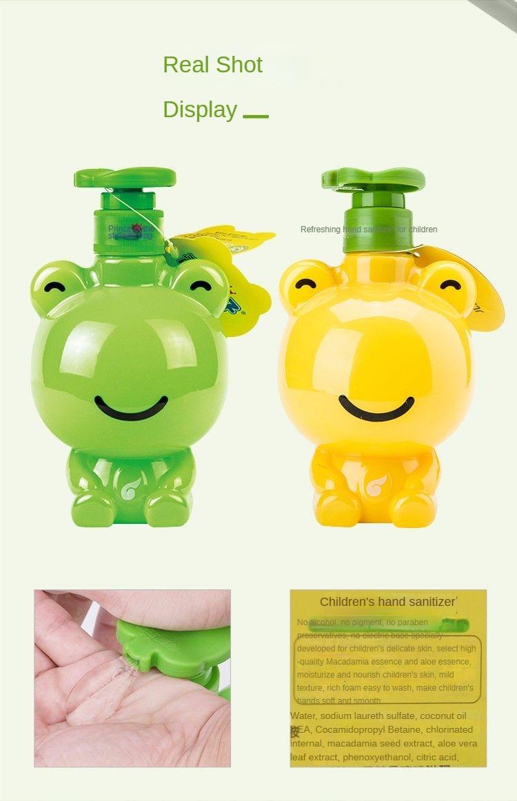 Product Introduction of Frog Prince Children's Hand Soap Home Foam Gentle Clean Kids Care Products Baby Hand Soap Portable 8