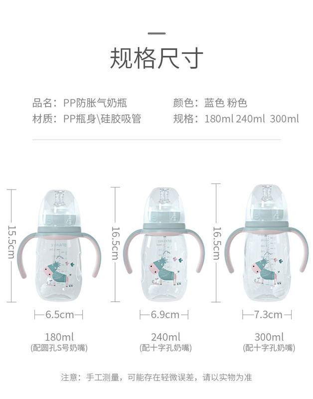 Product Introduction of Bình Sữa Cho Em Bé Chống Rơi, Chất Liệu Nhựa Pp, Thích Hợp Cho Trẻ Sơ Sinh, Bình Sữa Cỡ Rộng Có Tay Cầm Ống Hút, Cốc Uống Nước Cho Trẻ Sơ Sinh 12