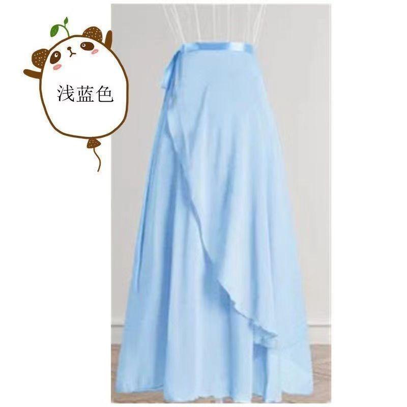 Product Introduction of Pakaian Latihan Tarian Klasik, Skirt Balet Dewasa Wanita, Gaun Tarian Gebu Bertali Satu Keping, Gaun Sifon Panjang, Pakaian Tarian, Koleksi 2023 / 3360 Orang 12