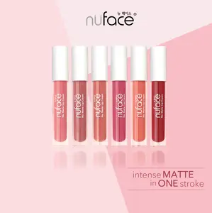 Nuface Nu Matte Lip Cream - Lipstick Bibir Sensasi Caramel Warna Intense Tahan Lama Long Lasting Formula Ringan Tekstur Velvety Matte Dengan Extra Moisturizer Phito Squalane & Vitamin E